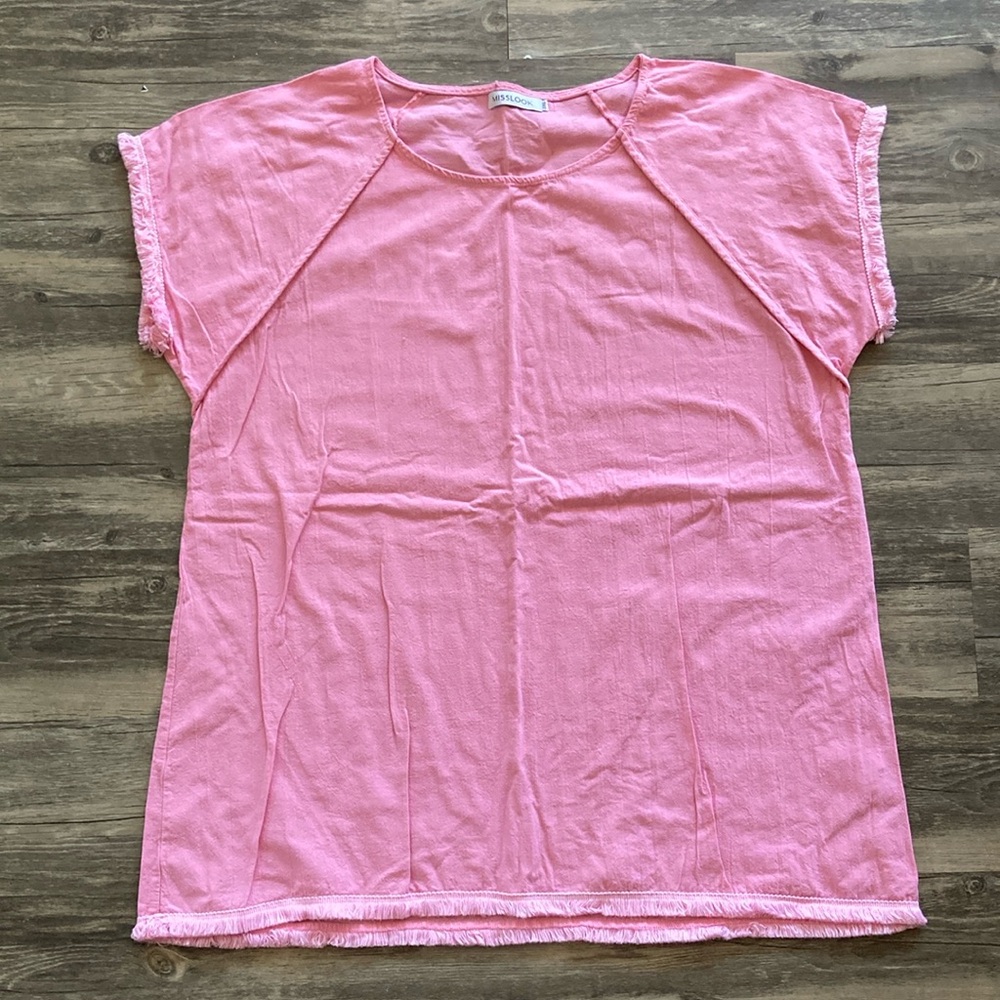 Misslook pink top. Size 3X